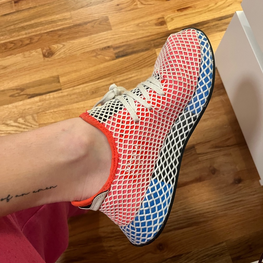 Adidas knit shoes